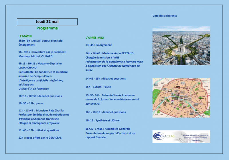 Les Journées d'Étude du GERACFAS – Édition 2025