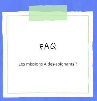 Les missions Aides-soignants